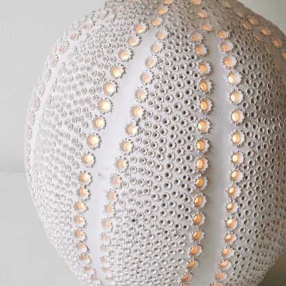 Ceramic Table Lamp | Soft White Finish | 60cm Height