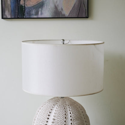 Ceramic Table Lamp | Soft White Finish | 60cm Height