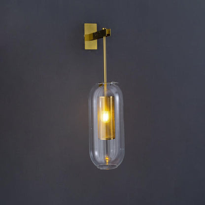 Vadim Wall Lamp | Metal & Glass | Black, Copper, Gold Finish