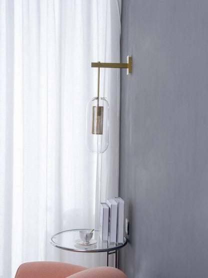 Vadim Wall Lamp | Metal & Glass | Black, Copper, Gold Finish
