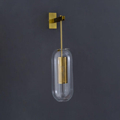 Vadim Wall Lamp | Metal & Glass | Black, Copper, Gold Finish