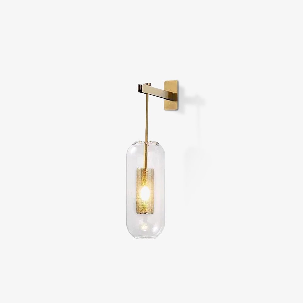 Vadim Wall Lamp | Metal & Glass | Black, Copper, Gold Finish