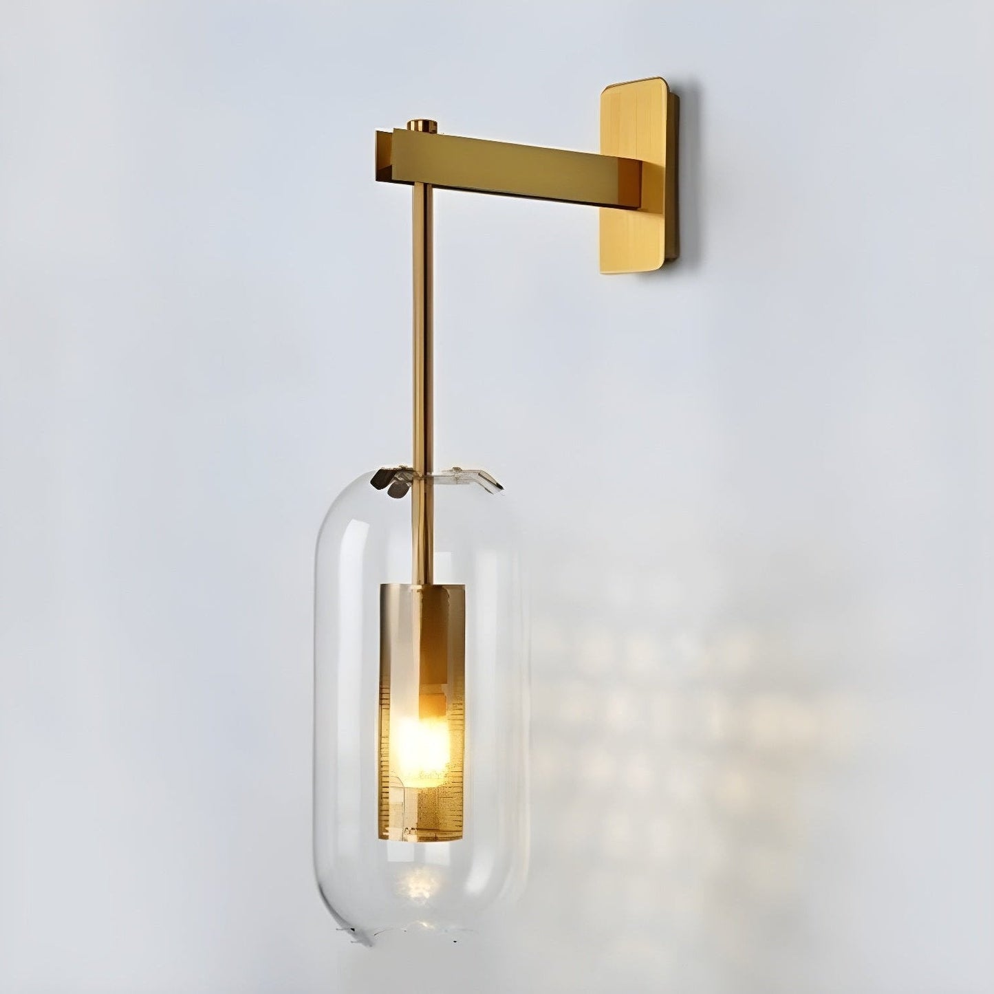 Vadim Wall Lamp | Metal & Glass | Black, Copper, Gold Finish