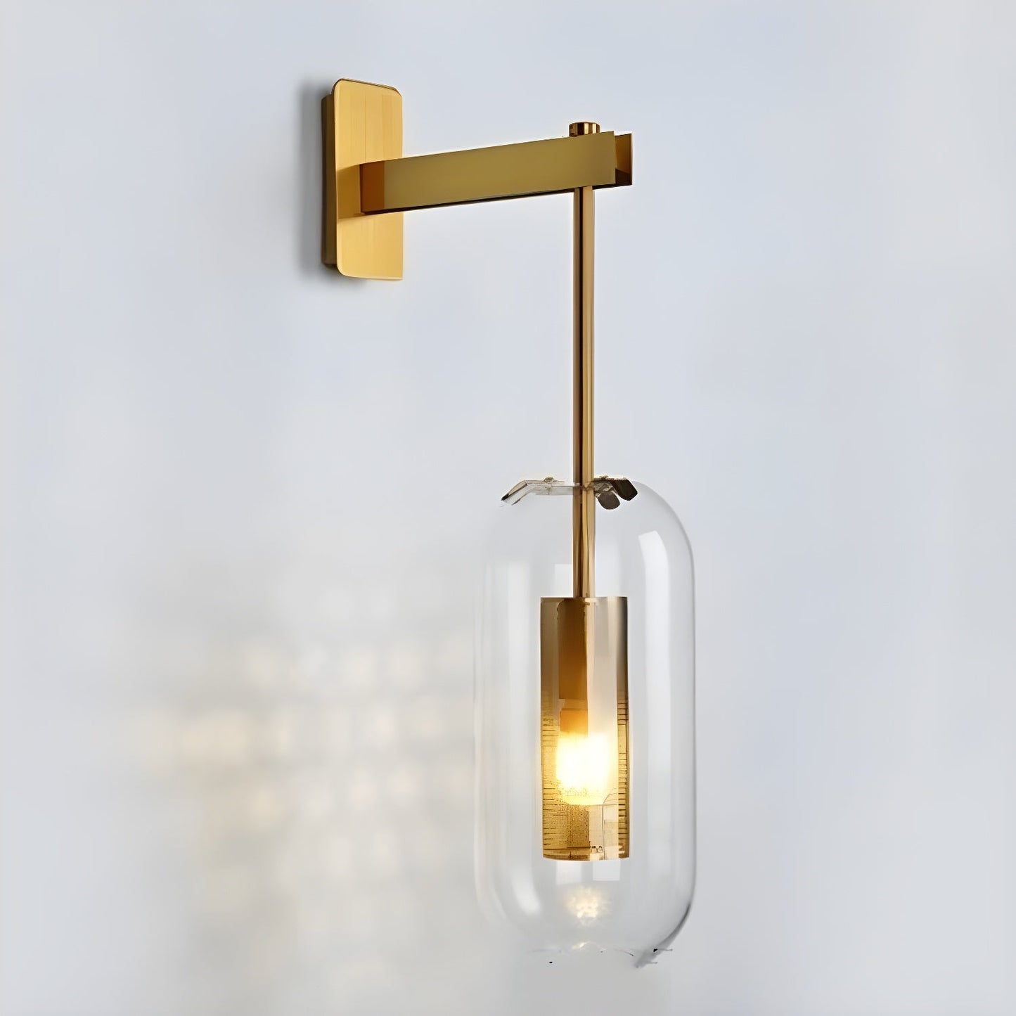 Vadim Wall Lamp | Metal & Glass | Black, Copper, Gold Finish