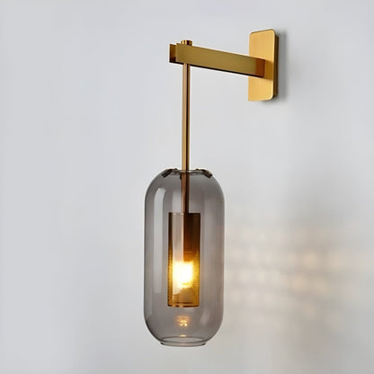 Vadim Wall Lamp | Metal & Glass | Black, Copper, Gold Finish