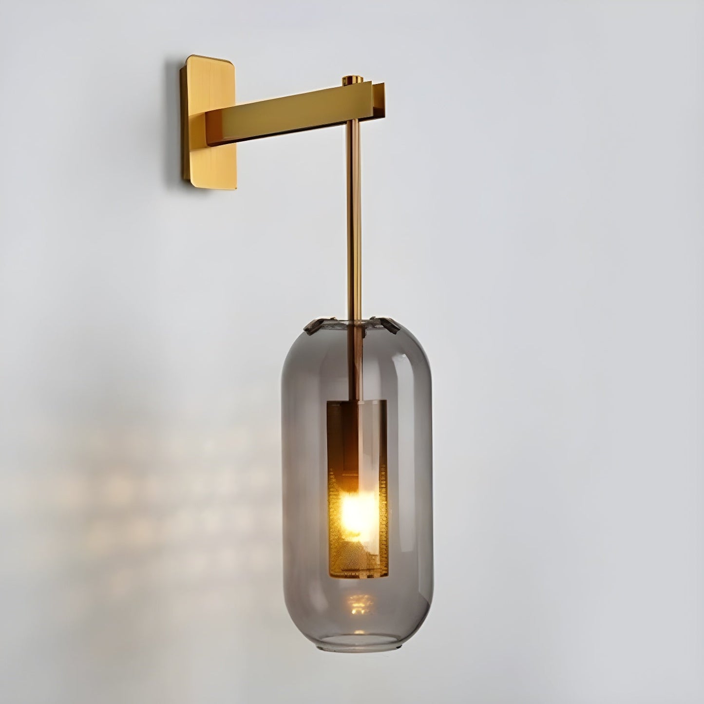 Vadim Wall Lamp | Metal & Glass | Black, Copper, Gold Finish