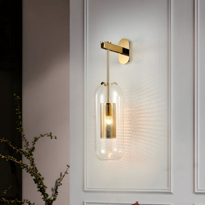 Vadim Wall Lamp | Metal & Glass | Black, Copper, Gold Finish