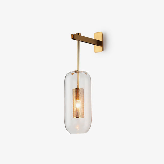 Vadim Wall Lamp | Metal & Glass | Black, Copper, Gold Finish