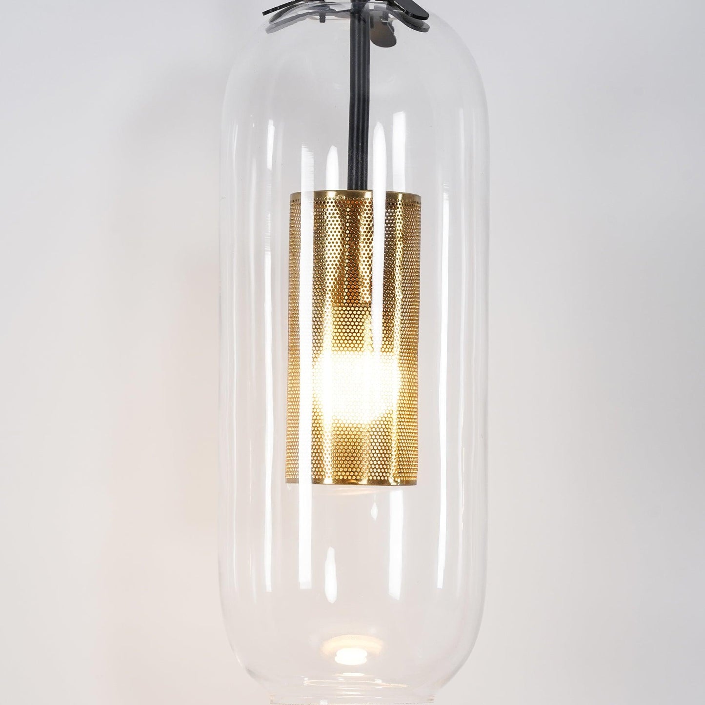 Vadim Wall Lamp Set | Glass & Metal | Black or Gold