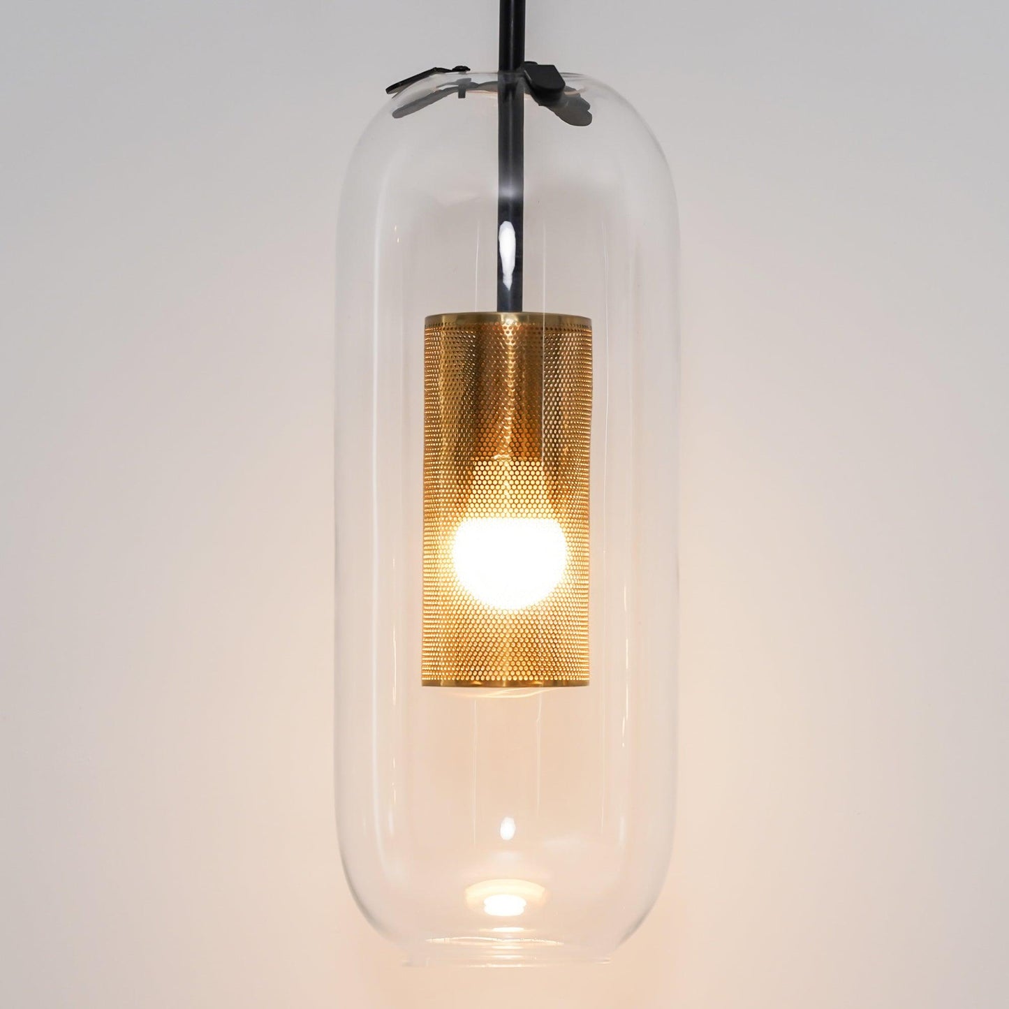Vadim Wall Lamp Set | Glass & Metal | Black or Gold