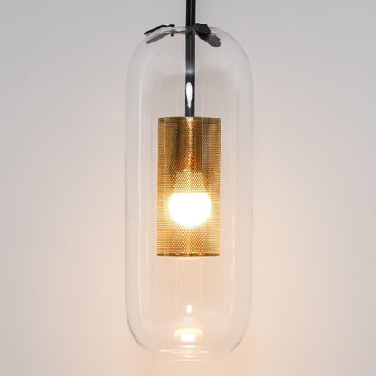 Vadim Wall Lamp Set | Glass & Metal | Black or Gold