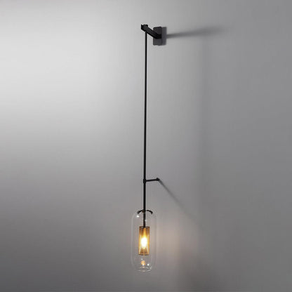 Vadim Wall Lamp Set | Glass & Metal | Black or Gold