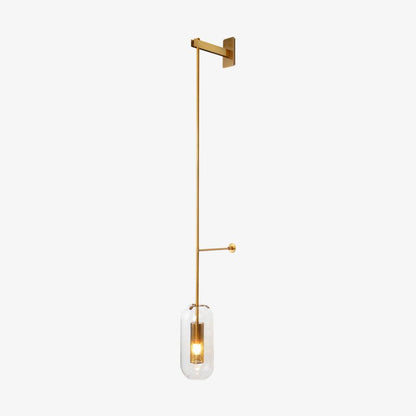 Vadim Wall Lamp Set | Glass & Metal | Black or Gold
