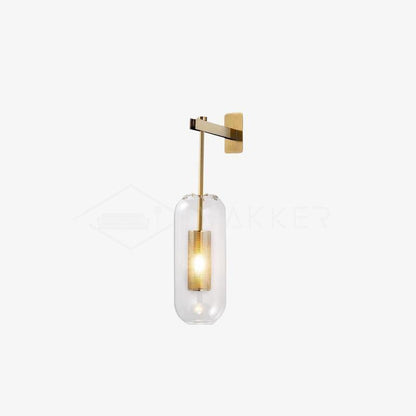 Vadim Wall Lamp | Metal & Glass | Black, Copper, Gold Finish