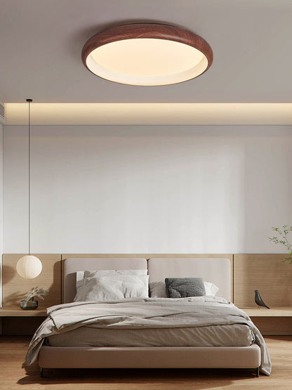 Valencia Ceiling Light | Walnut Finish | 45cm or 55cm Diameter