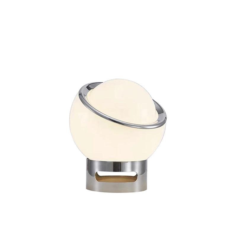 Valeria Table Lamp | Stainless Steel & Glass | Chrome with Colorful Shades