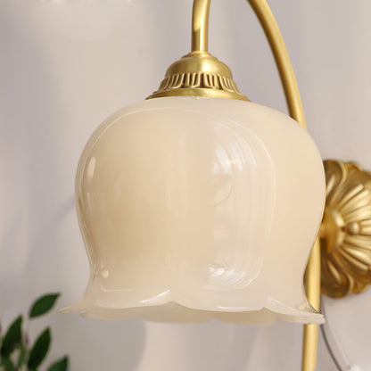 Valley Flower Wall Lamp | Solid Brass & Resin | Set of 2