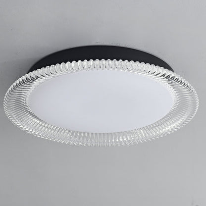 Vanguard Ceiling Light | Metal & Acrylic | Black Finish, 40cm/50cm Diameter