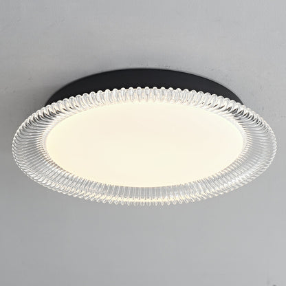 Vanguard Ceiling Light | Metal & Acrylic | Black Finish, 40cm/50cm Diameter