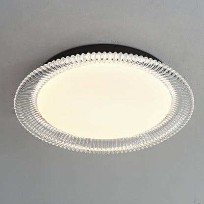 Vanguard Ceiling Light | Metal & Acrylic | Black Finish, 40cm/50cm Diameter