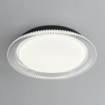 Vanguard Ceiling Light | Metal & Acrylic | Black Finish, 40cm/50cm Diameter