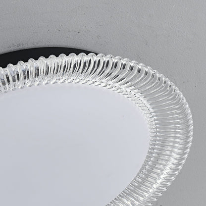 Vanguard Ceiling Light | Metal & Acrylic | Black Finish, 40cm/50cm Diameter