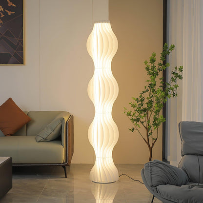 Vapor Floor Lamp | White Iron & Acrylic | Modern Design