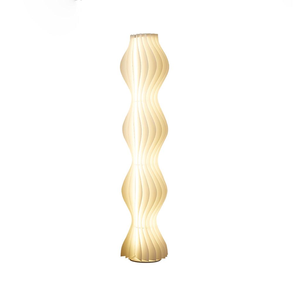 Vapor Floor Lamp | White Iron & Acrylic | Modern Design