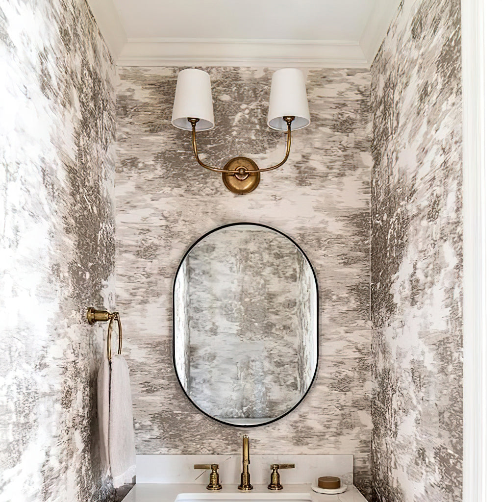 Vendome Wall Light | Brass & Fabric | Single Light