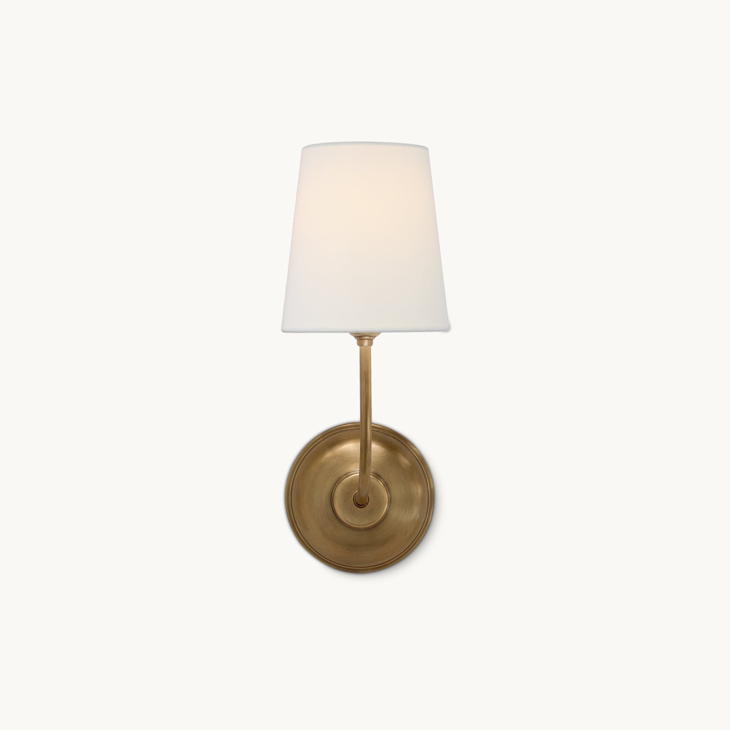 Vendome Wall Light | Brass & Fabric | Single Light