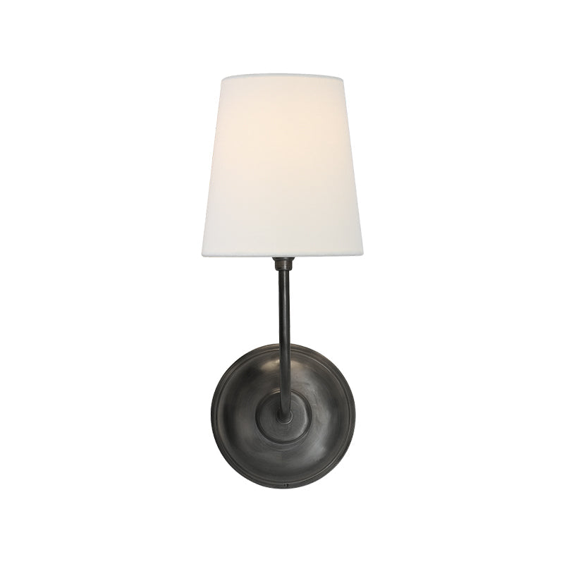Vendome Wall Light | Brass & Fabric | Single Light