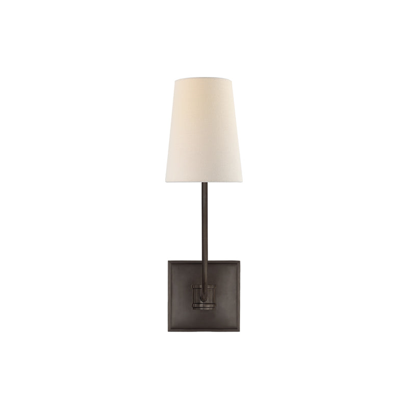 Venini Wall Light | Brass & Fabric | Single or Double Size