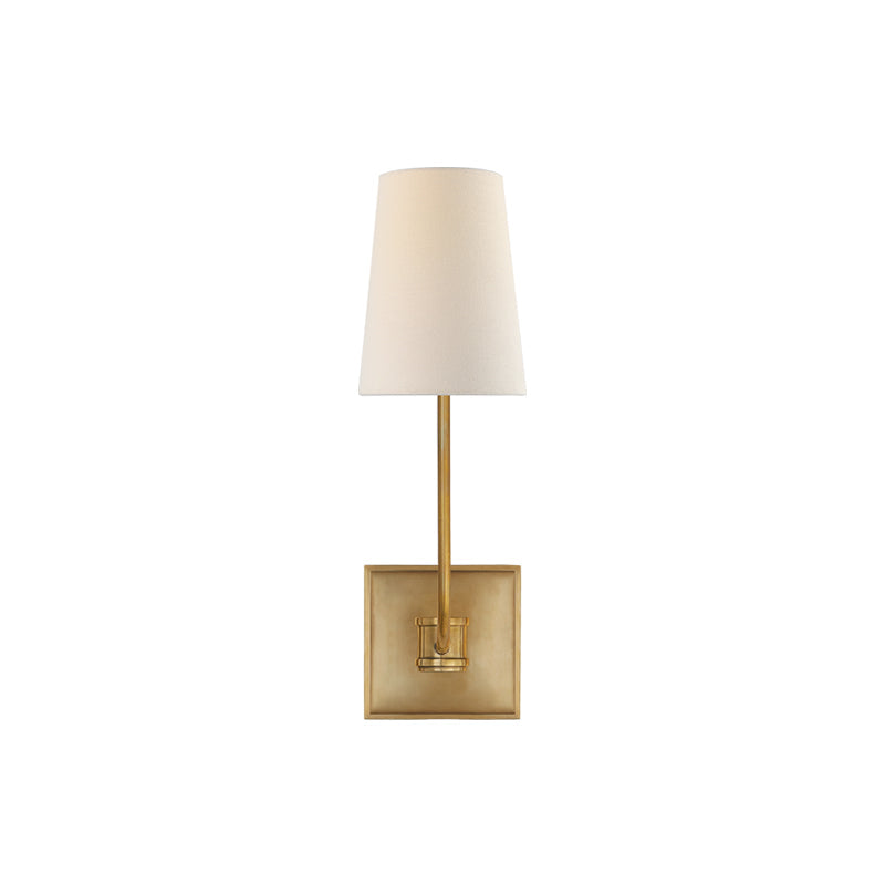 Venini Wall Light | Brass & Fabric | Single or Double Size
