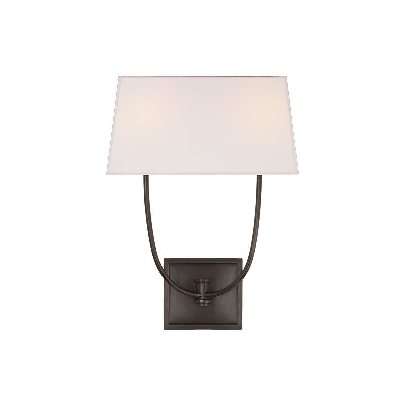 Venini Wall Light | Brass & Fabric | Single or Double Size