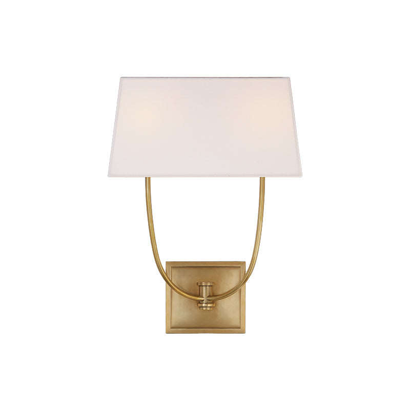Venini Wall Light | Brass & Fabric | Single or Double Size