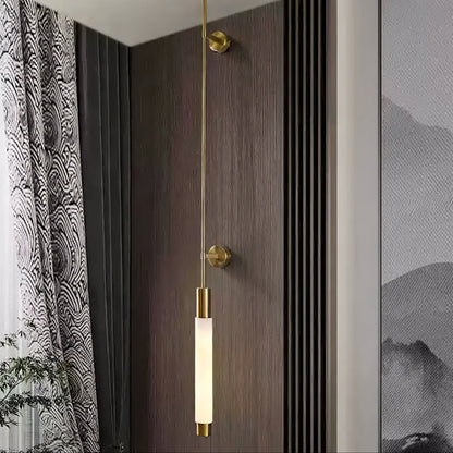 Alabaster Wall Sconce | Brass Finish | 3 Sizes Available