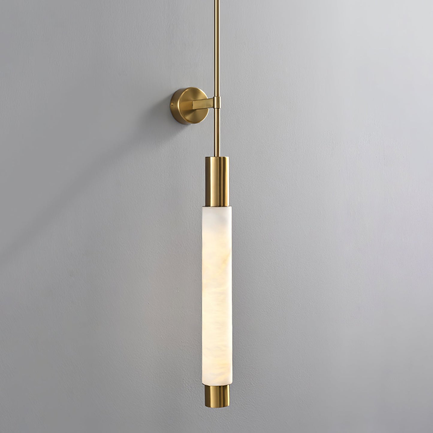 Alabaster Wall Sconce | Brass Finish | 3 Sizes Available