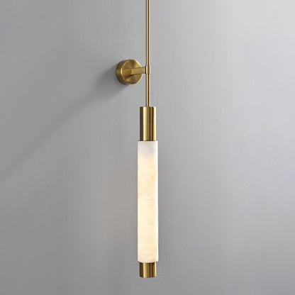 Alabaster Wall Sconce | Brass Finish | 3 Sizes Available