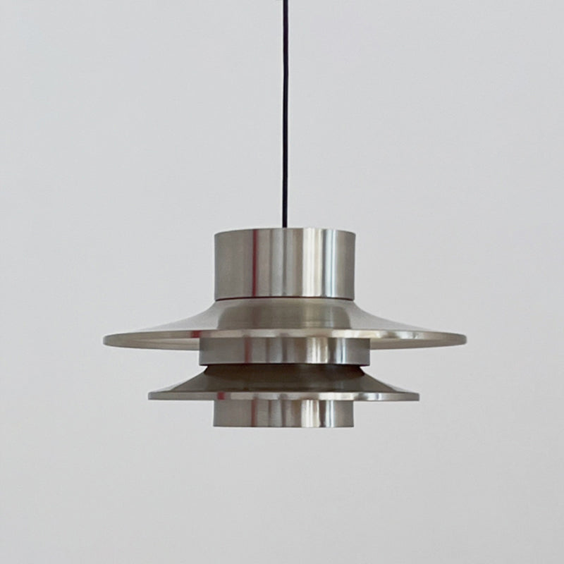 Verona Pendant Light | Chrome Aluminum | 36cm Diameter