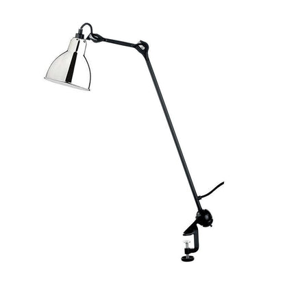 Versa Glide Table Lamp | Matte Black Metal | Adjustable Shade
