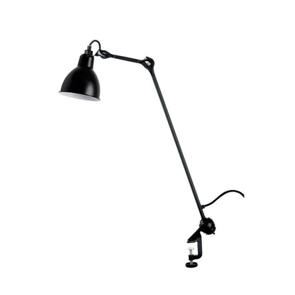 Versa Glide Table Lamp | Matte Black Metal | Adjustable Shade