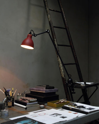 Versa Glide Table Lamp | Matte Black Metal | Adjustable Shade