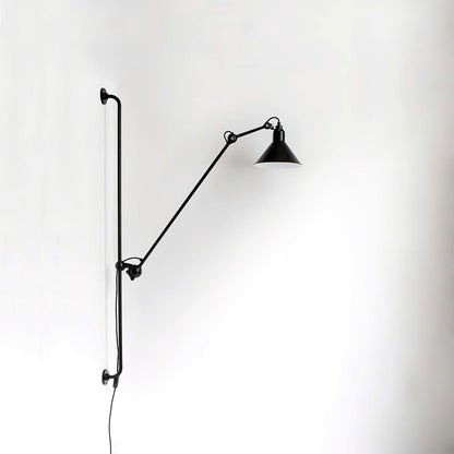 Wall Light | Matte Black Metal | Adjustable Arm