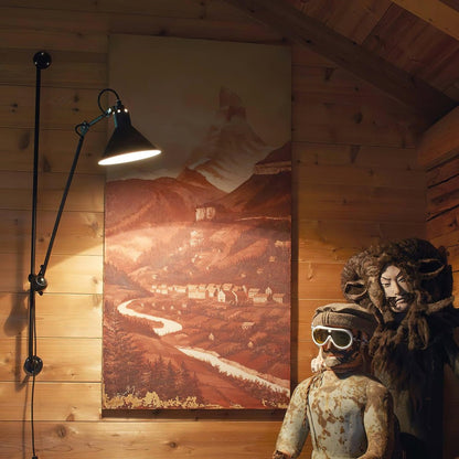 Wall Light | Matte Black Metal | Adjustable Arm