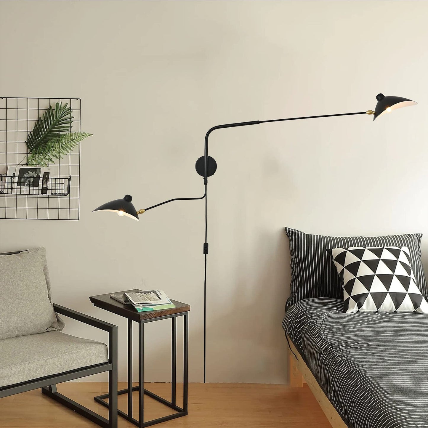 Wall Sconce Light | Metal & Aluminum | Set of 2