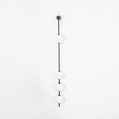 Vertical Balls Wall Lamp | Gold Brass | Set of 2