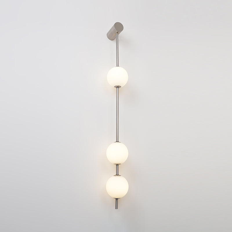 Vertical Balls Wall Lamp | Gold Brass | Set of 2