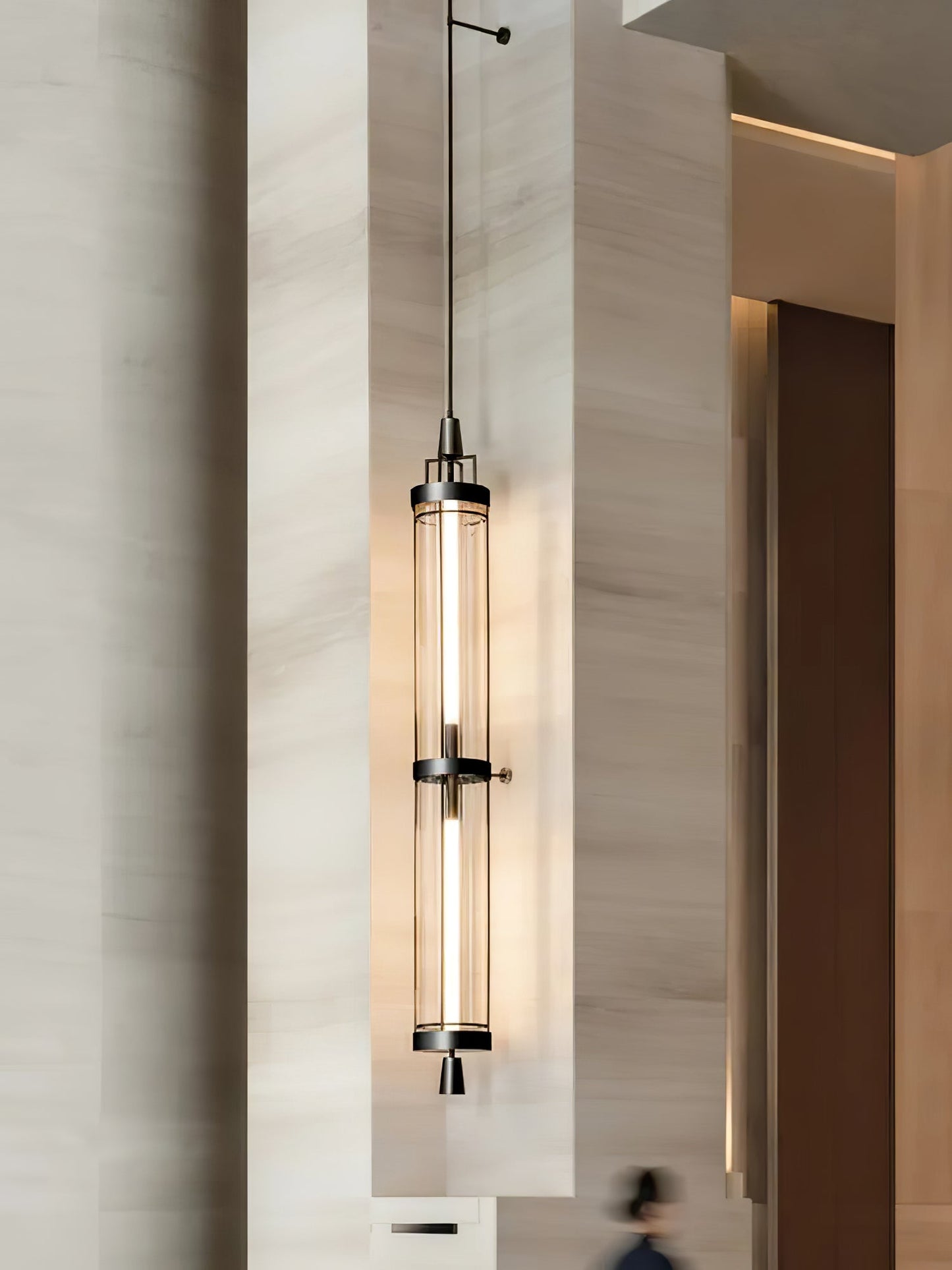 Wall Sconce | Metal & Acrylic | Black Finish