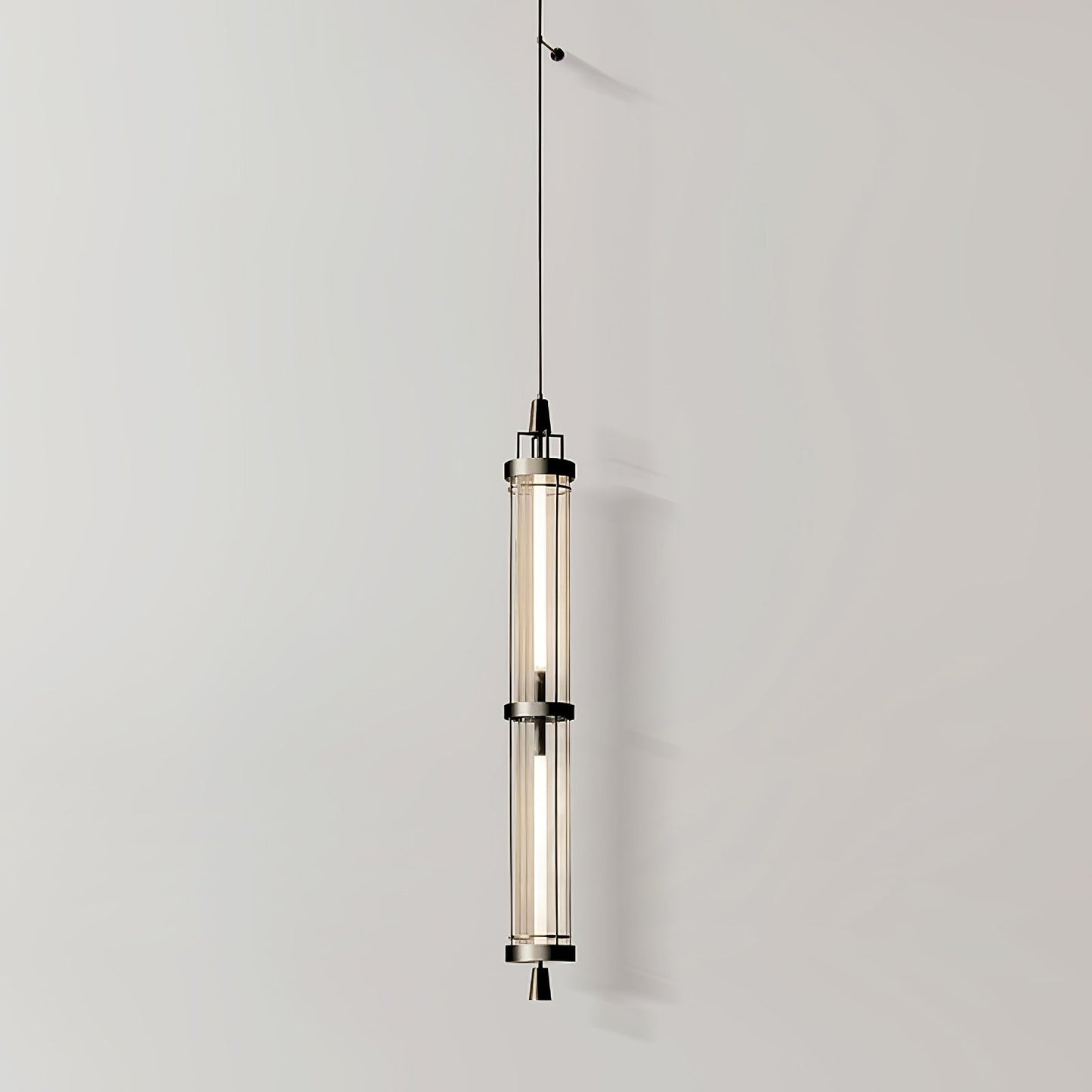 Wall Sconce | Metal & Acrylic | Black Finish