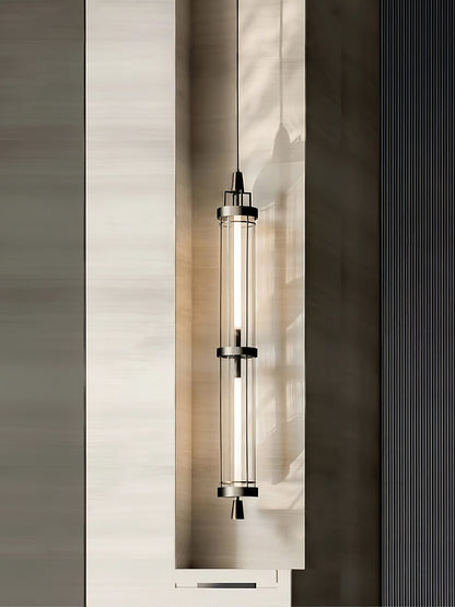 Wall Sconce | Metal & Acrylic | Black Finish